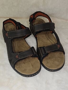 croft & barrow Black and Tan Men's Sport Sandals